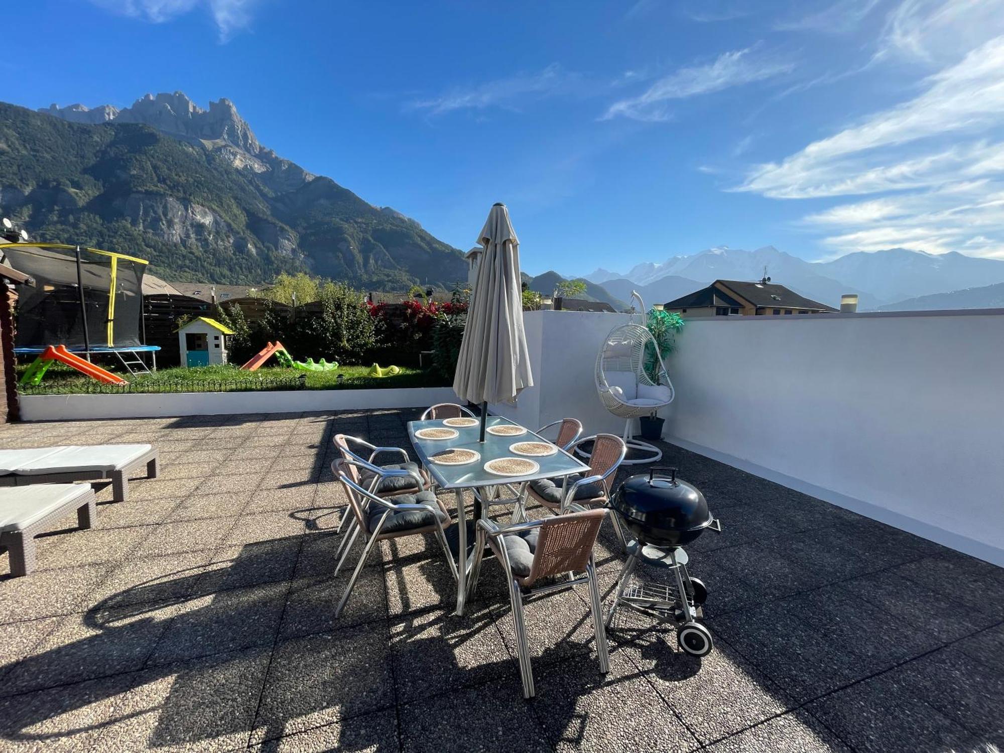 Rooftop 1 - Jacuzzi Prive Au Pied Du Monte-Blanco Sallanches Exteriör bild