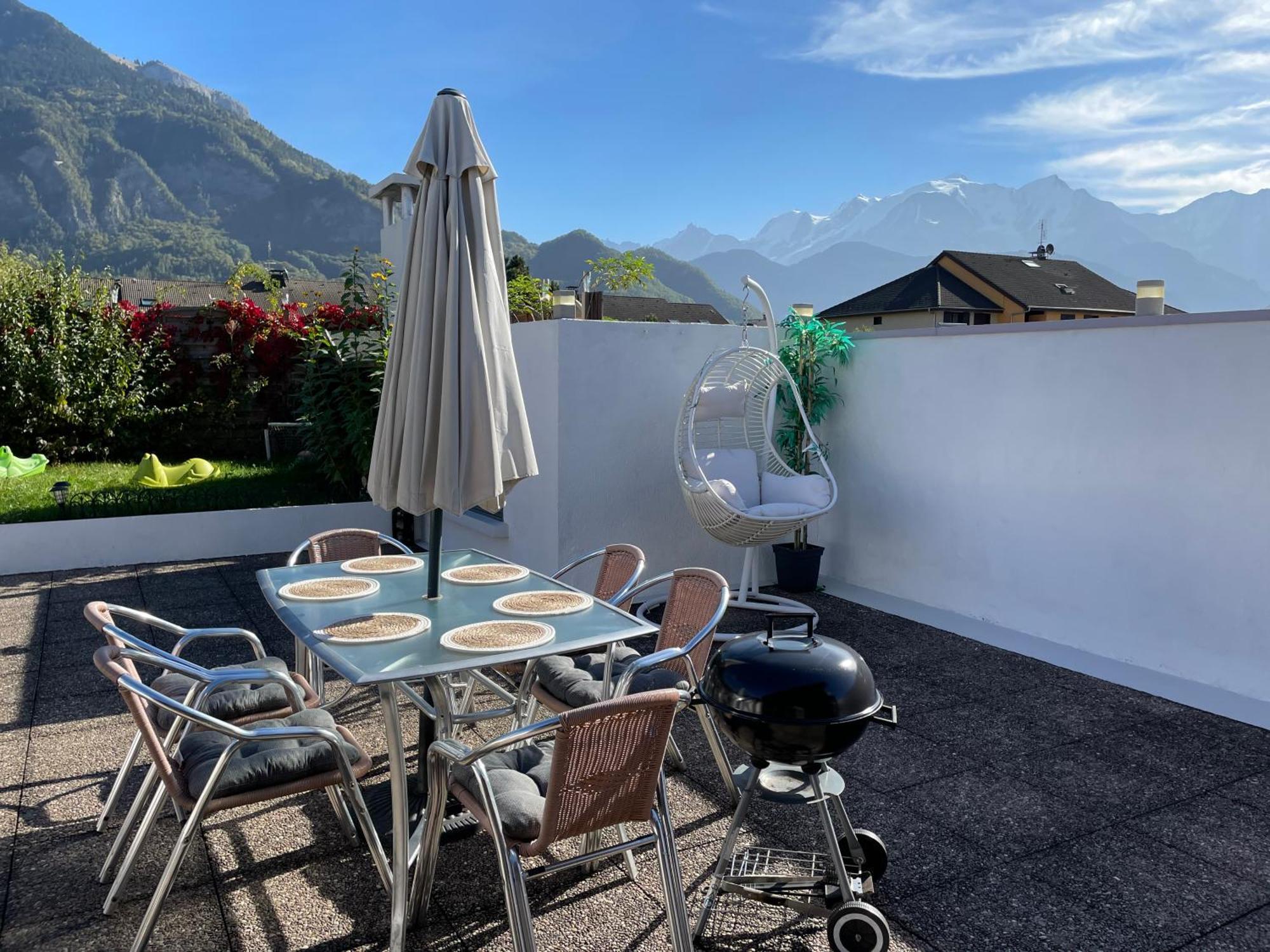 Rooftop 1 - Jacuzzi Prive Au Pied Du Monte-Blanco Sallanches Exteriör bild