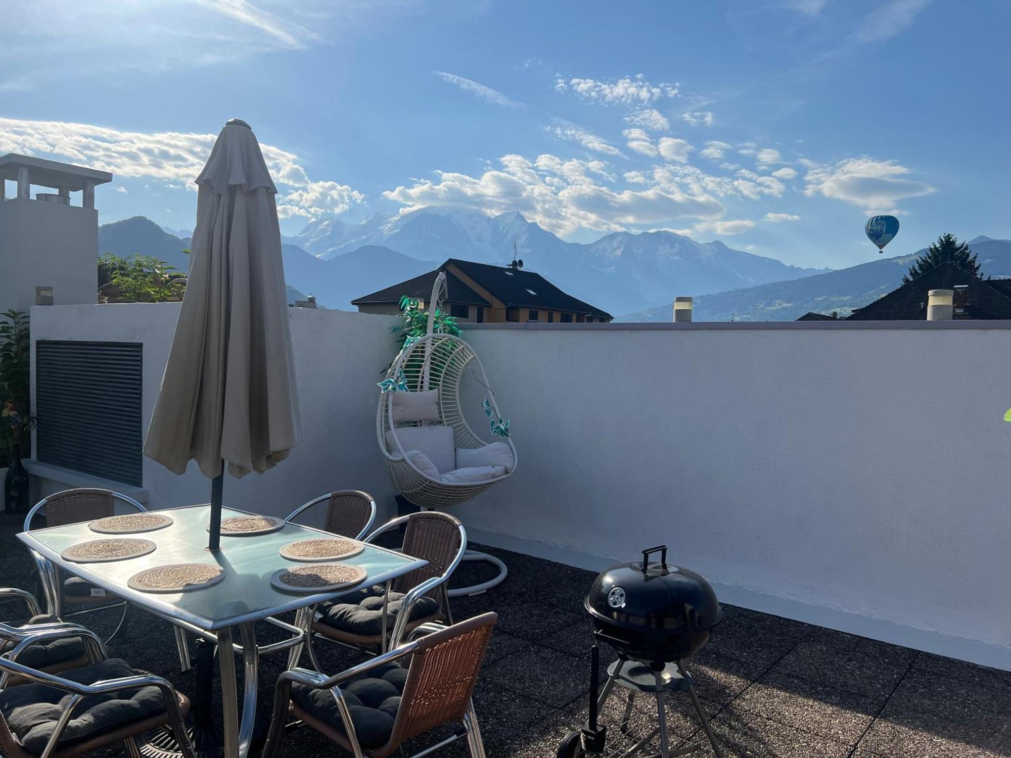 Rooftop 1 - Jacuzzi Prive Au Pied Du Monte-Blanco Sallanches Exteriör bild