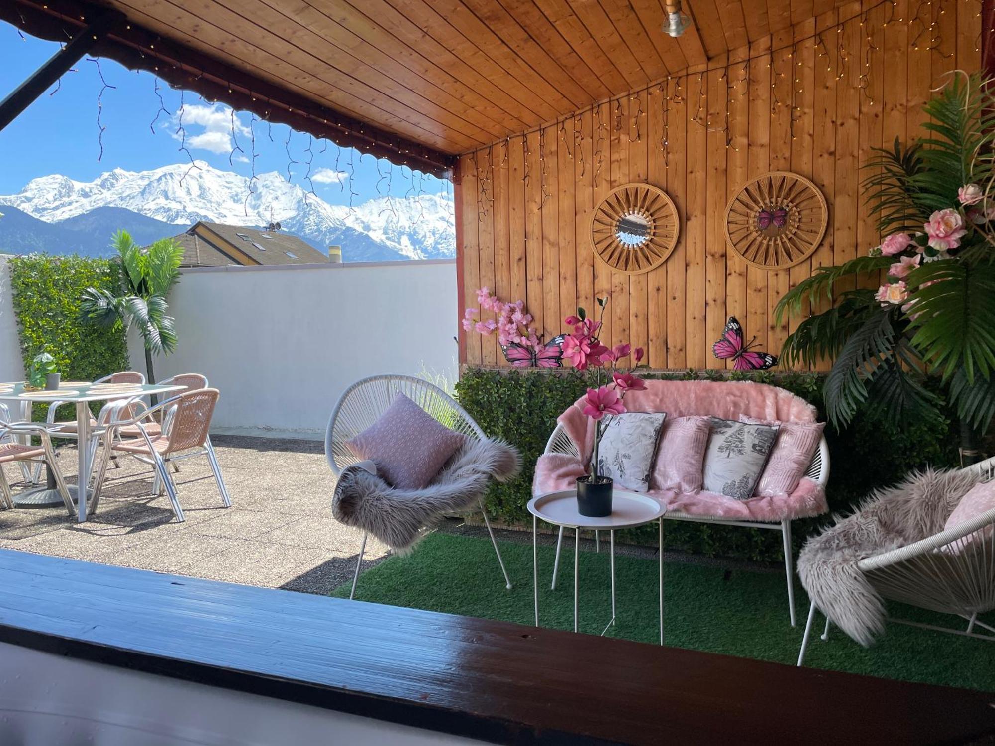 Rooftop 1 - Jacuzzi Prive Au Pied Du Monte-Blanco Sallanches Exteriör bild