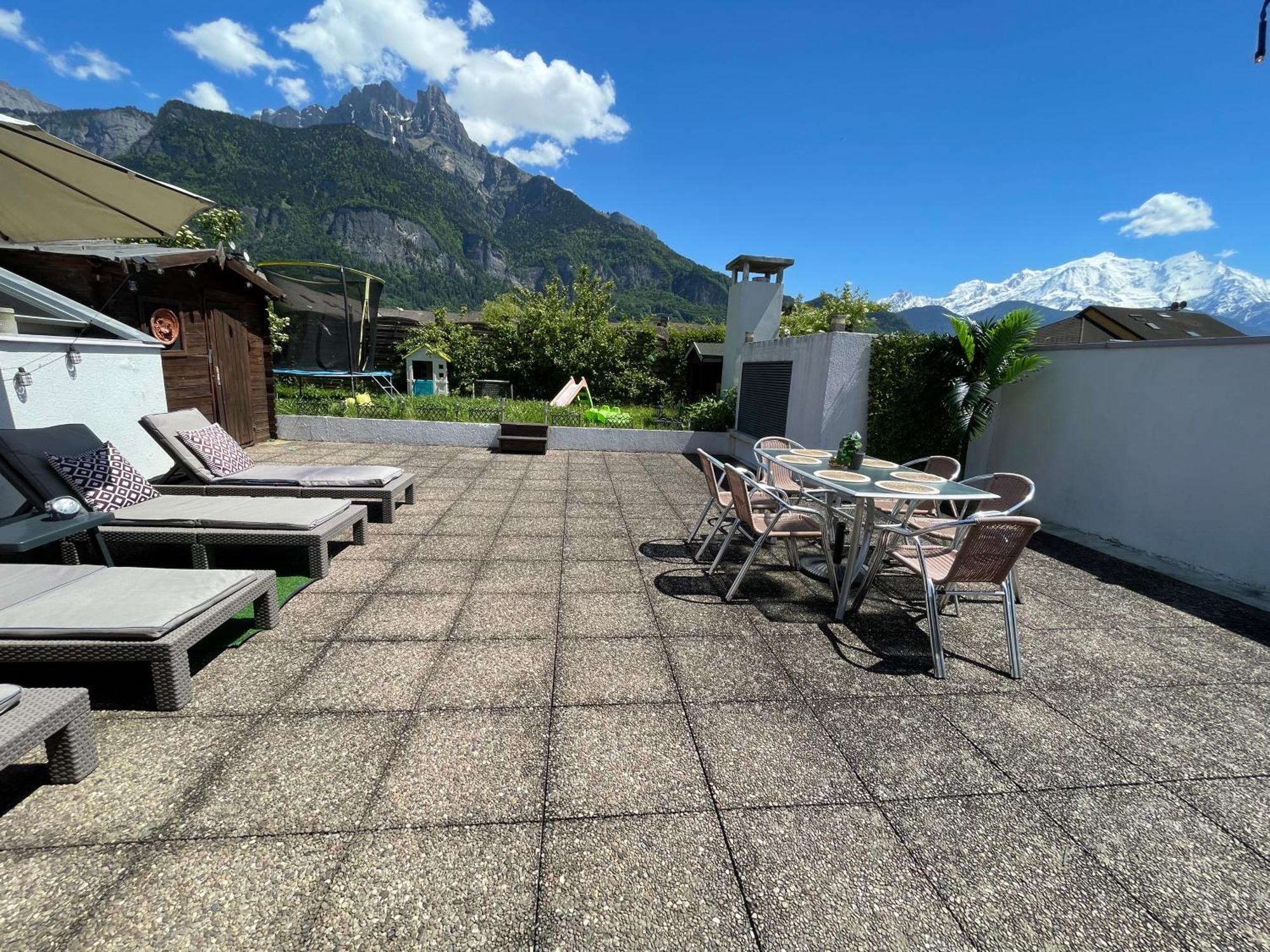 Rooftop 1 - Jacuzzi Prive Au Pied Du Monte-Blanco Sallanches Exteriör bild